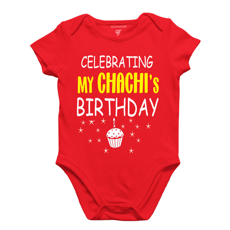 Celebrating My Chachi's Birthday Bodysuit or Rompers in Red Color available @ gfashion.jpg