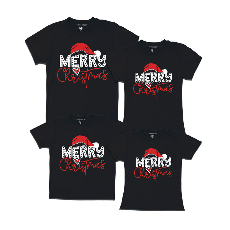 Christmas T-shirts for Family-Friends-Group in Black Color avilable @ gfashion.jpg