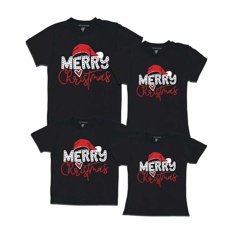 Christmas T-shirts for Family in Black Color avilable @ gfashion.jpg