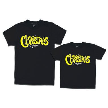 Christmas Time Combo T-shirts in Black Color avilable @ gfashion.jpg