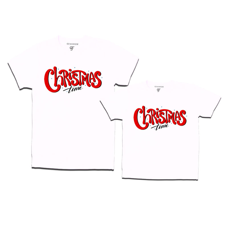 Christmas Time Combo T-shirts in White Color avilable @ gfashion.jpg