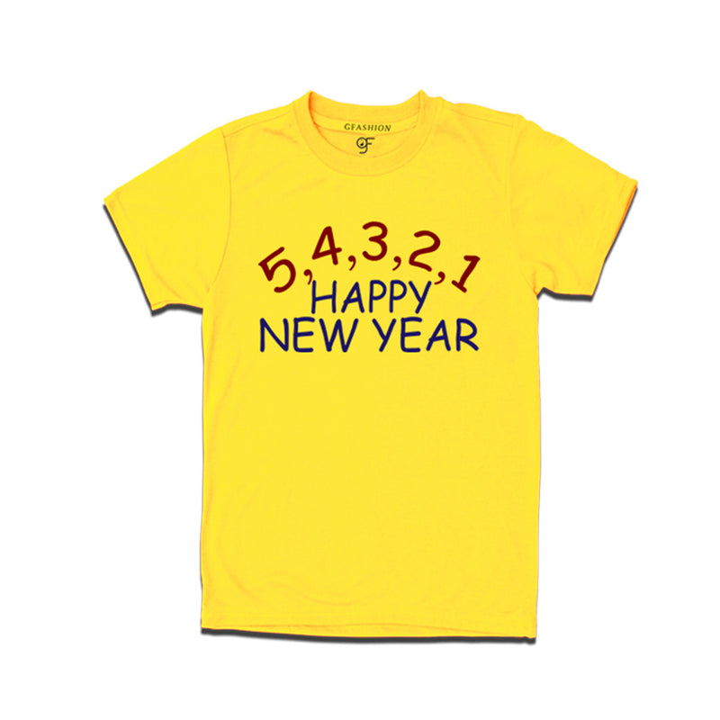 Countdown starts 5,4,3,2,1...Happy New Year for Men-Women-Boy-Girl in Yellow Color avilable @ gfashion.jpg