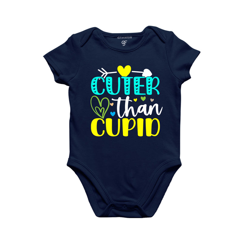 Cuter than cupid Baby Rompers in Navy Color available @ gfashion.jpg