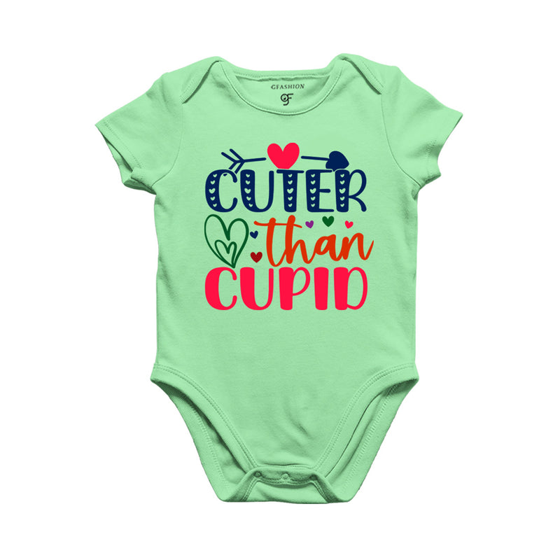Cuter than cupid Baby Rompers in Pista Green Color available @ gfashion.jpg