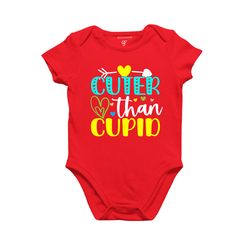 Cuter than cupid Baby Rompers in Red Color available @ gfashion.jpg