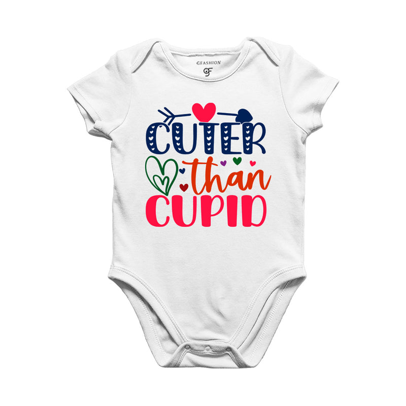 Cuter than cupid Baby Rompers in White Color available @ gfashion.jpg