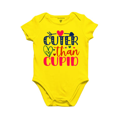 Cuter than cupid Baby Rompers in Yellow Color available @ gfashion.jpg