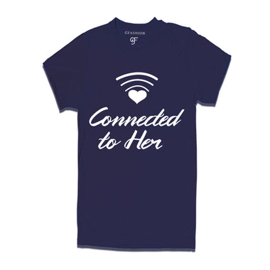 connected to her t shirt