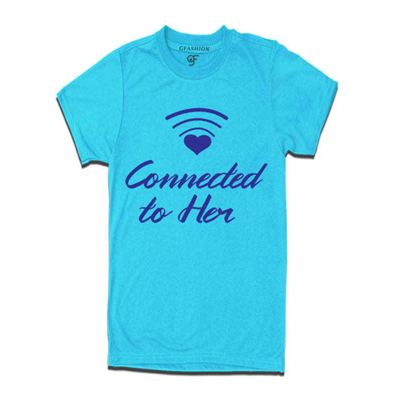 connected to her t shirt