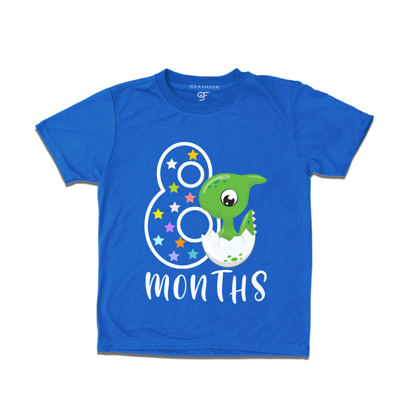 Eight Month Baby T-shirt in Blue Color avilable @ gfashion.jpg