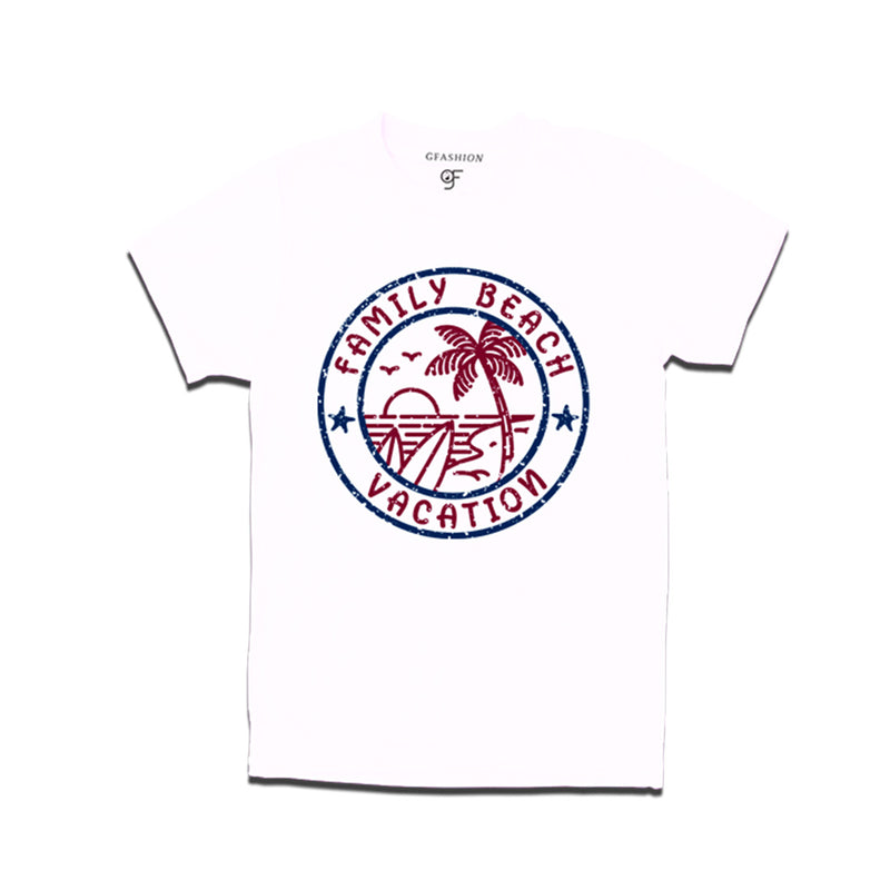 Family Beach Vacation T-shirts in White Color available @gfashion.jpg