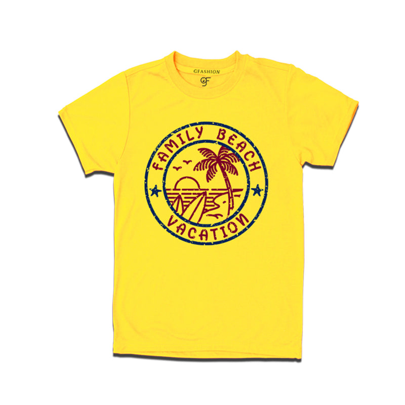 Family Beach Vacation T-shirts in Yellow Color available @gfashion.jpg