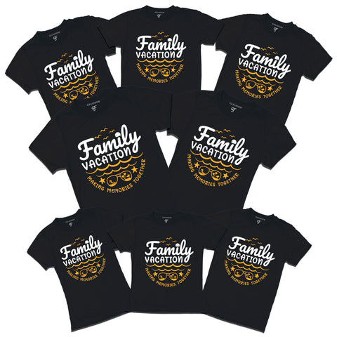 Family Vacation Makes Memories Together T-shirts-Group