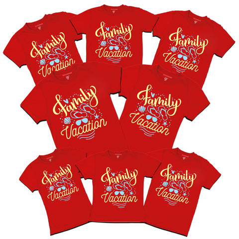 Family Vacation T-shirts-Group