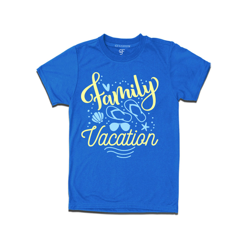 Family Vacation  T-shirts in Blue Color available @ gfashion.jpg