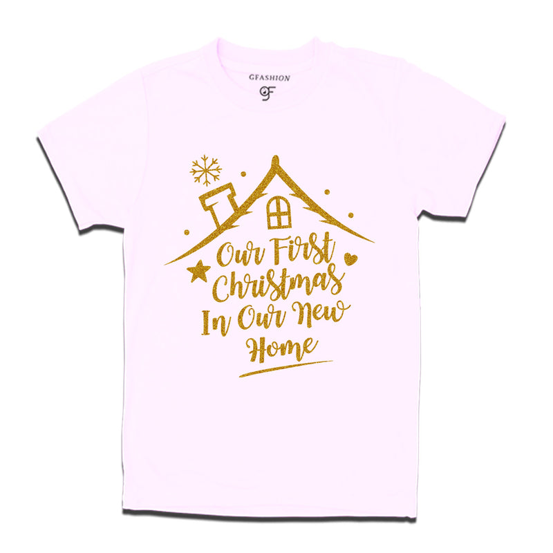 First Christmas in Our New Home  T-shirt in White Color available @ gfashion.jpg
