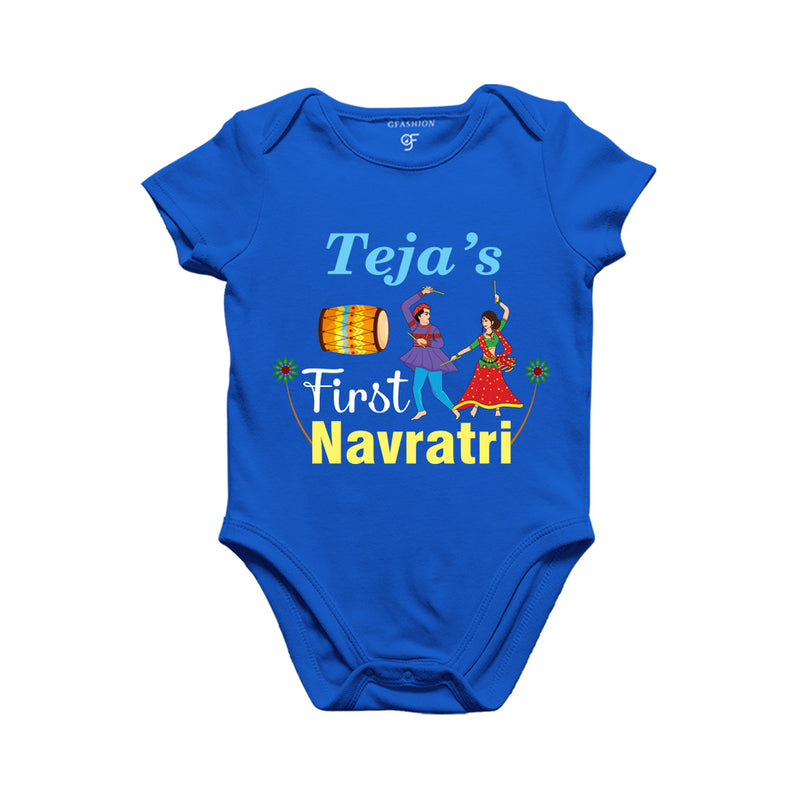 First Navratri onesie bodysuit rompers with name