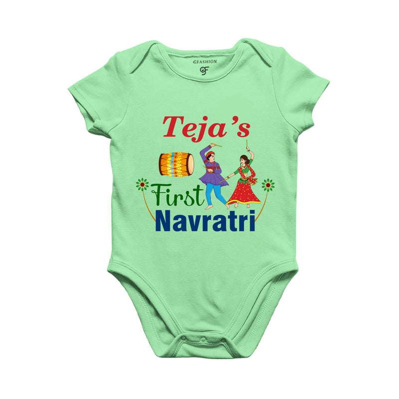 First Navratri onesie bodysuit rompers with name