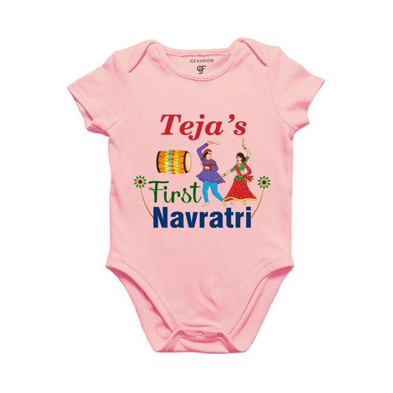 First Navratri onesie bodysuit rompers with name