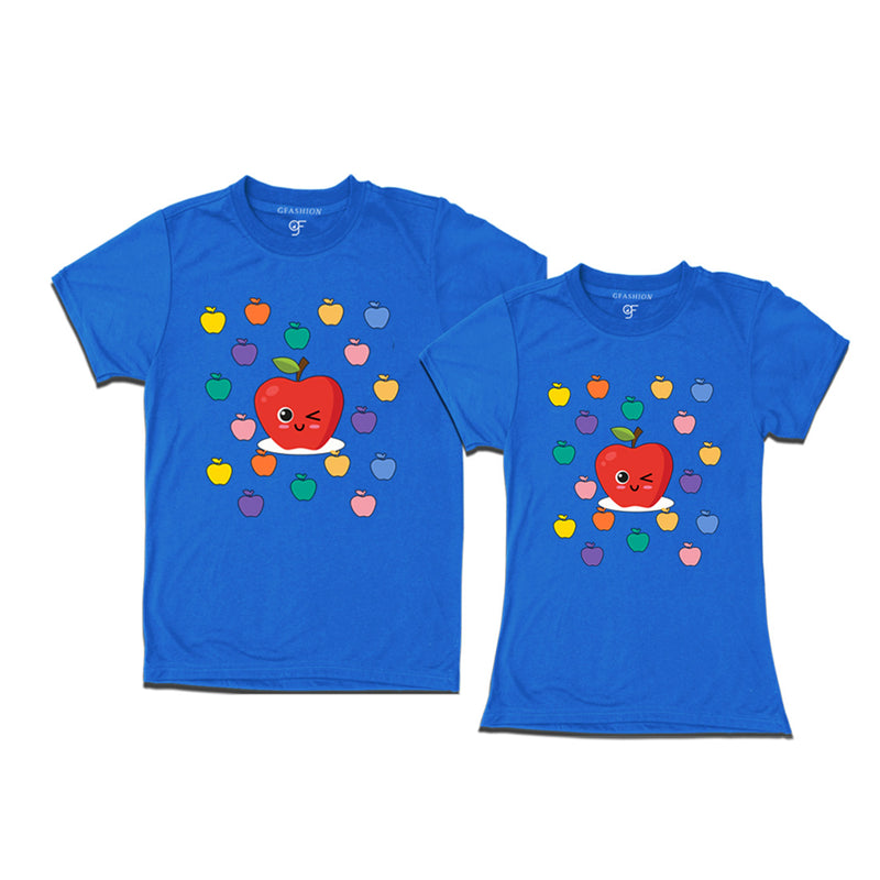Funny Couples T-shirts in Blue Color available @ gfashion.jpg