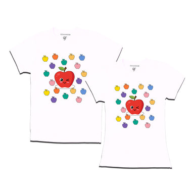 Funny Couples T-shirts in White Color available @ gfashion.jpg