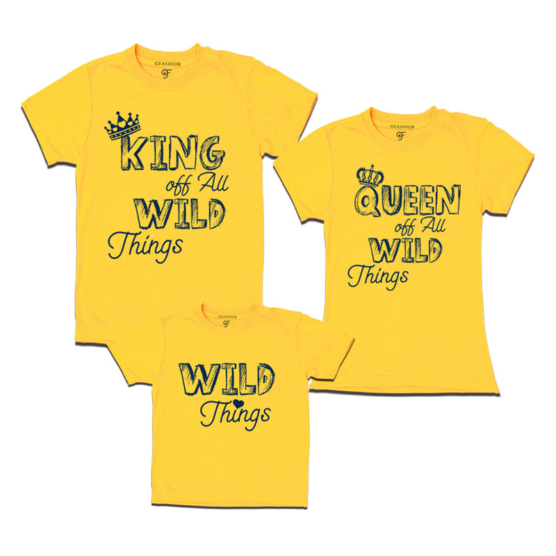 family t shirts set of 3