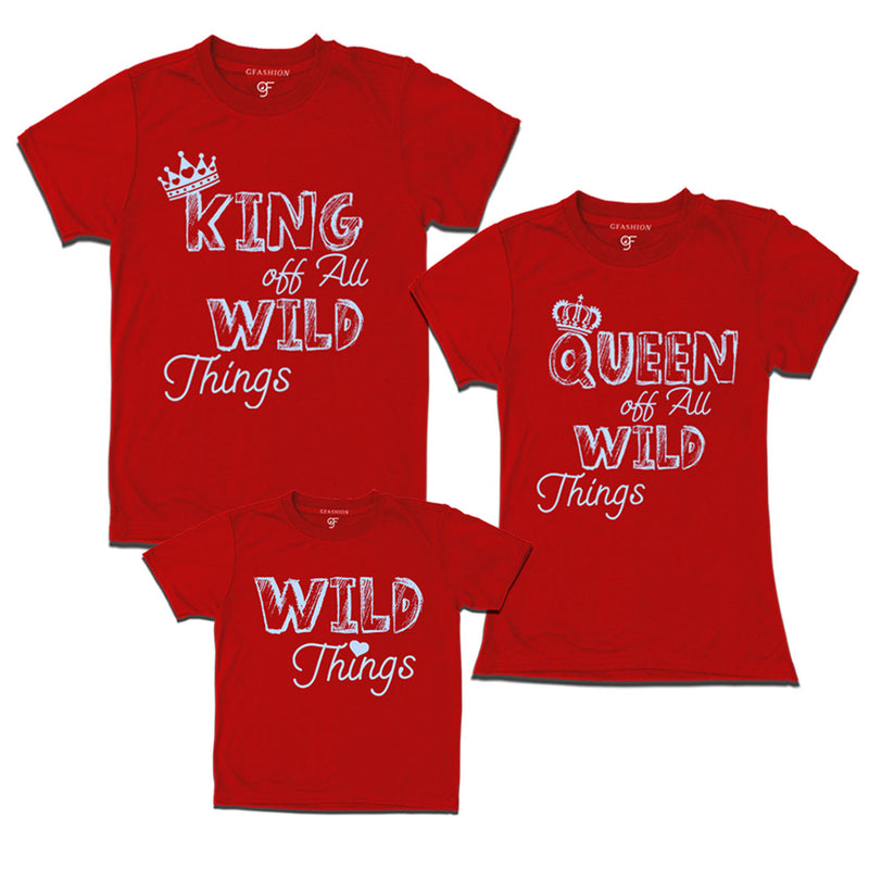 family t shirts set of 3