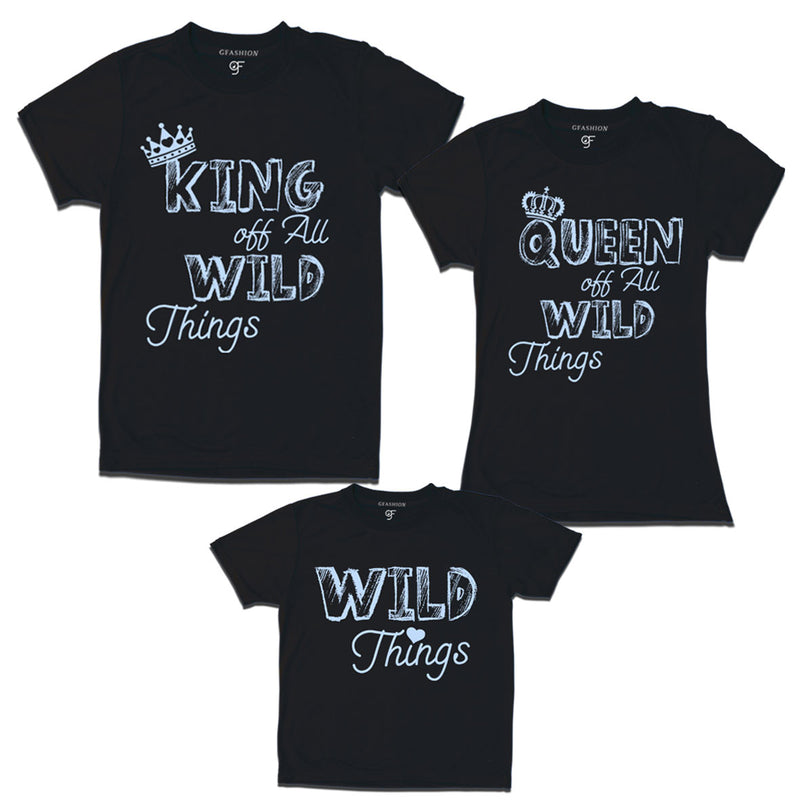 family t shirts set of 3