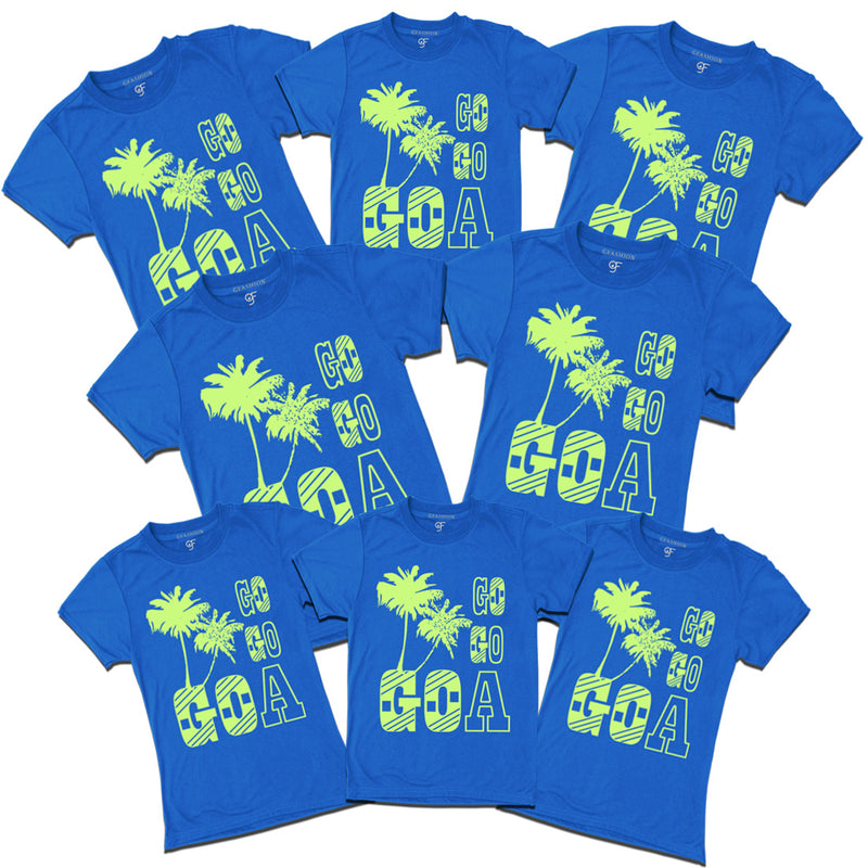 Go Go Goa T-shirts for Group in Blue Color available @ gfashion.jpg
