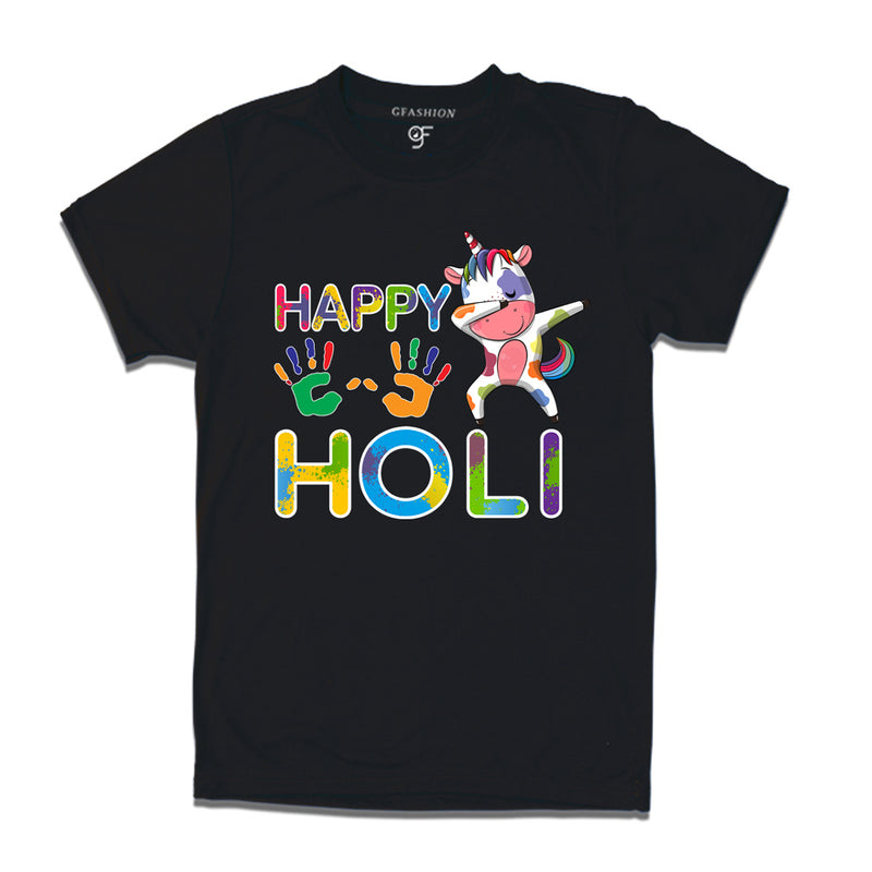 Happy Holi T-shirts in Black Color available @ gfashion.jpg
