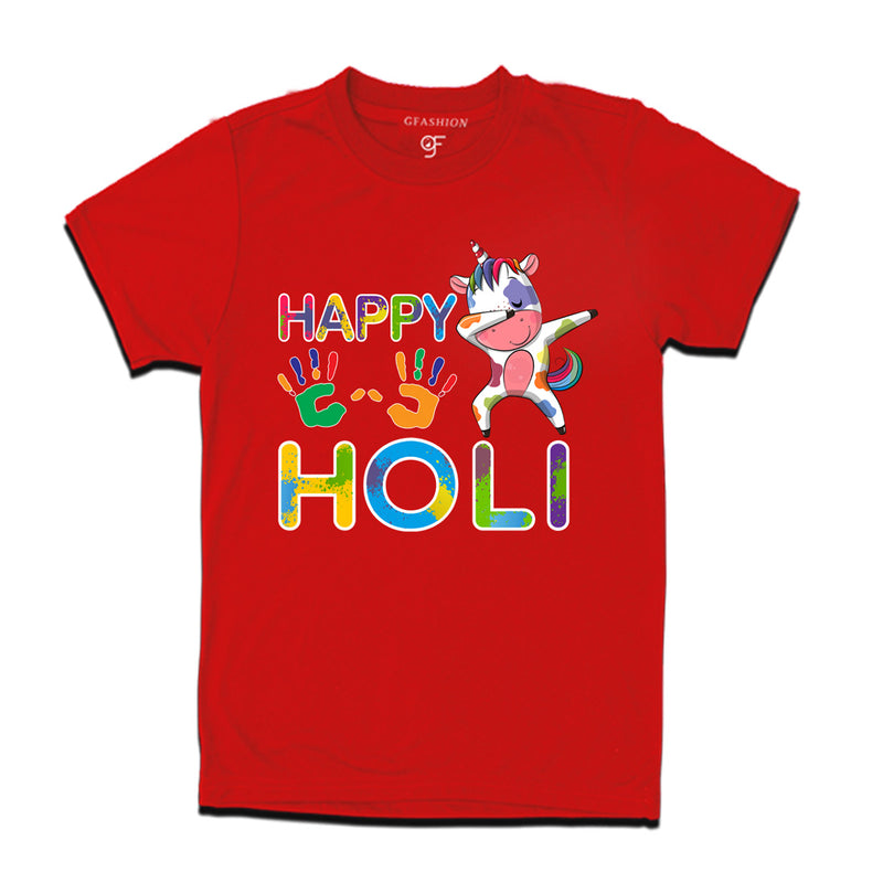 Happy Holi T-shirts in Red Color available @ gfashion.jpg