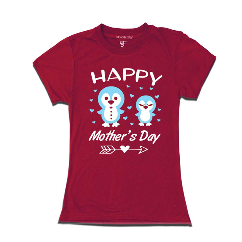 Happy Mother's Day Mom T-shirt-Maroon-gfashion  