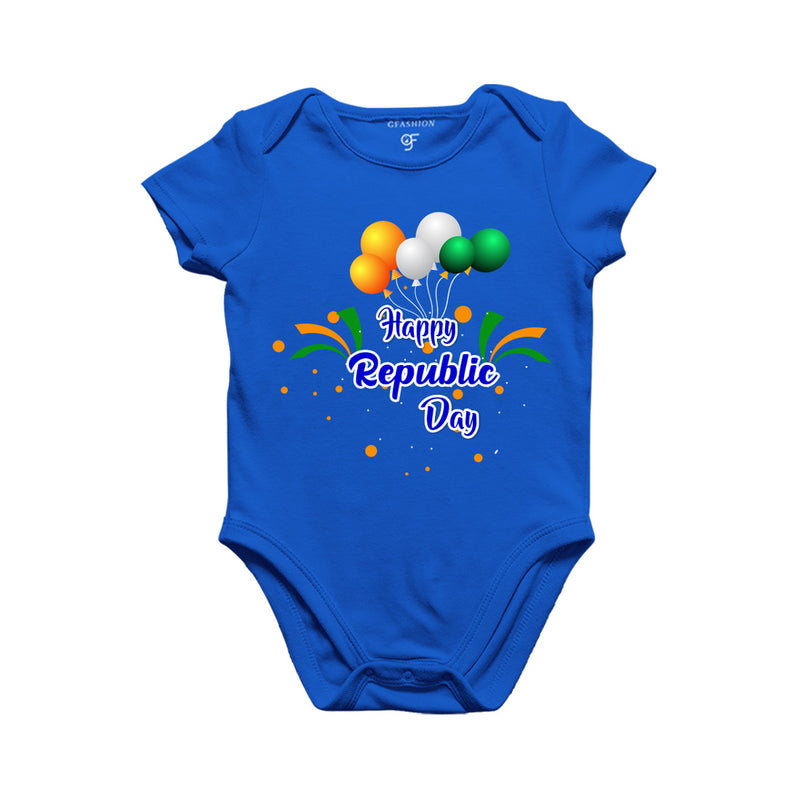 Happy Republic Day-Baby Onesie in Blue Color available @ gfashion.jpg