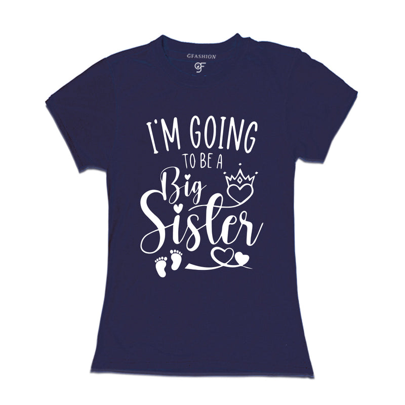 I'm Going to be a Big Sister T-shirt in Navy Color available @ gfashion.jpg