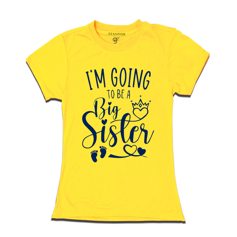 I'm Going to be a Big Sister T-shirt in Yellow Color available @ gfashion.jpg