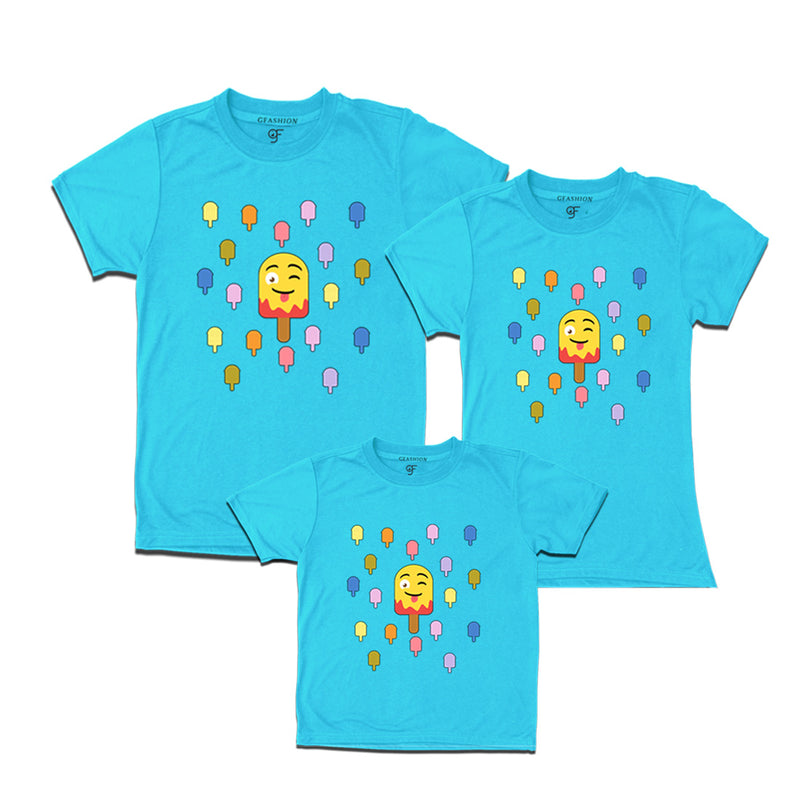 Ice cream funny t shirts in Sky Blue Color available @ gfashion.jpg