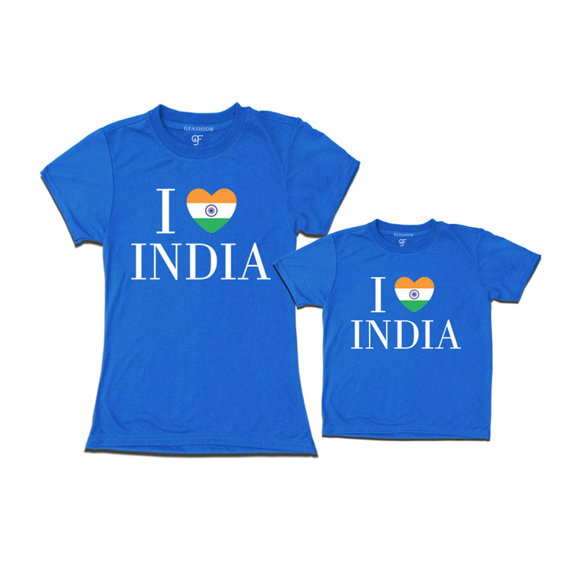 I love India Mom and Son T-shirts in Blue Color available @ gfashion.jpg