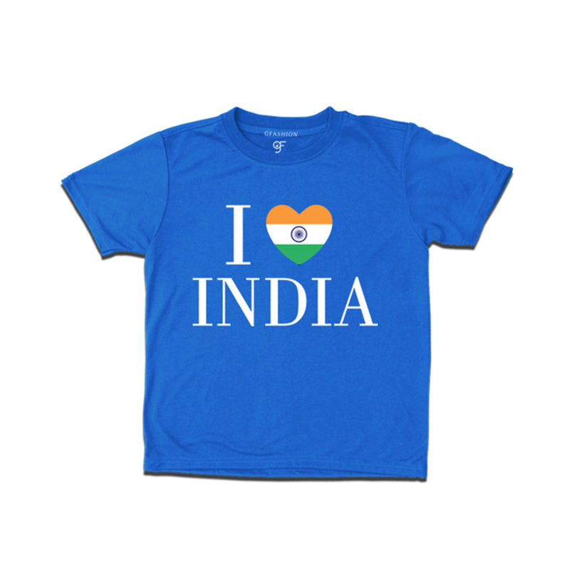 I love India Boy T-shirt in Blue Color available @ gfashion.jpg