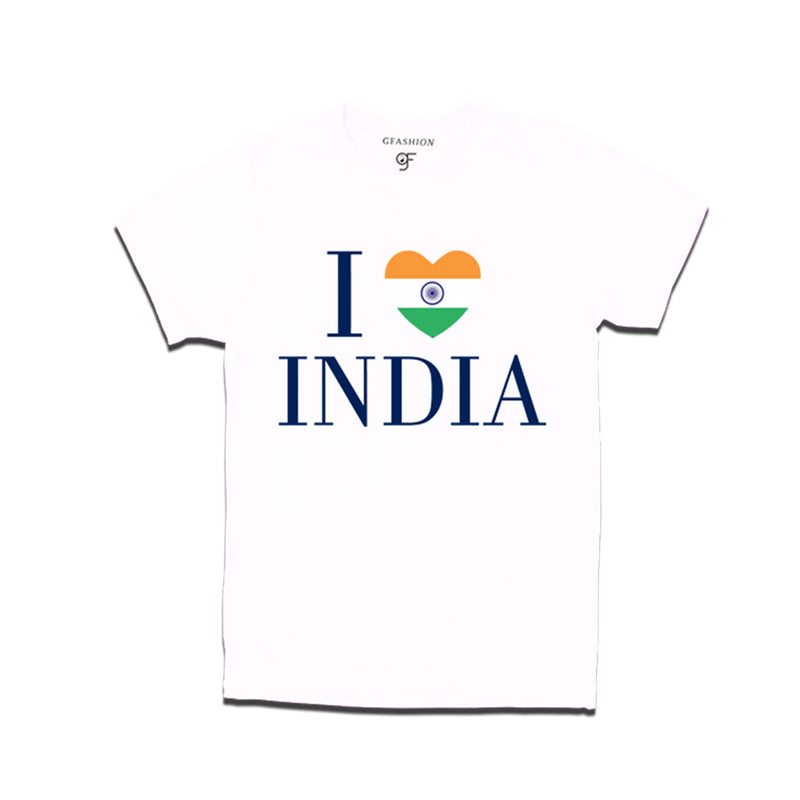 I love India Men T-shirt in White Color available @ gfashion.jpg