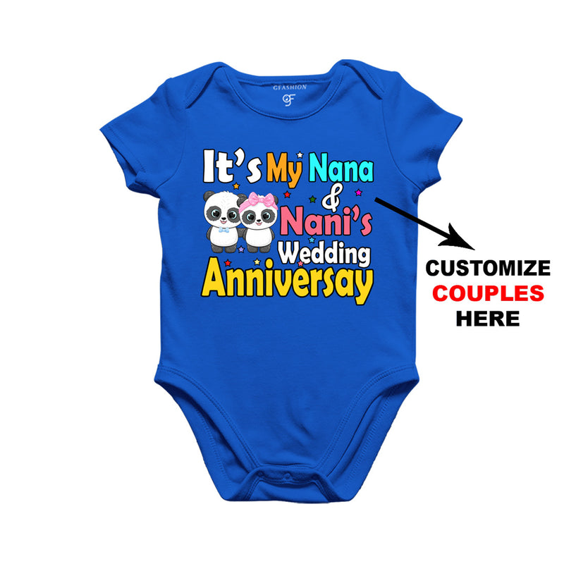 It's My wedding anniversary Name Customized Bodysuit in Blue Color avilable @ gfashion.jpg