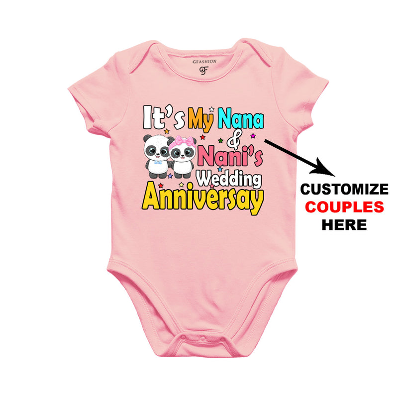 It's My wedding anniversary Name Customized Bodysuit in Pink Color avilable @ gfashion.jpg