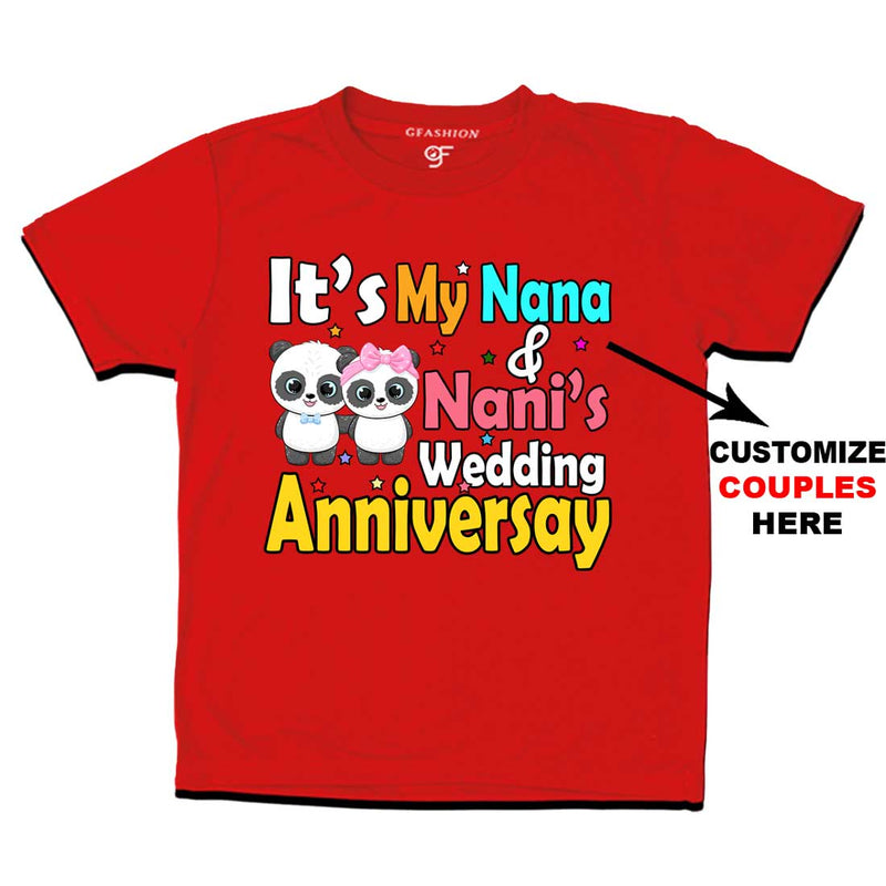 It's My wedding anniversary Name Customized T-shirt in Red Color avilable @ gfashion.jpg