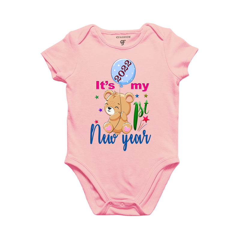 It's My First New Year 2022 Panda Design Onesie in Pink Color available @ gfashion.jpg