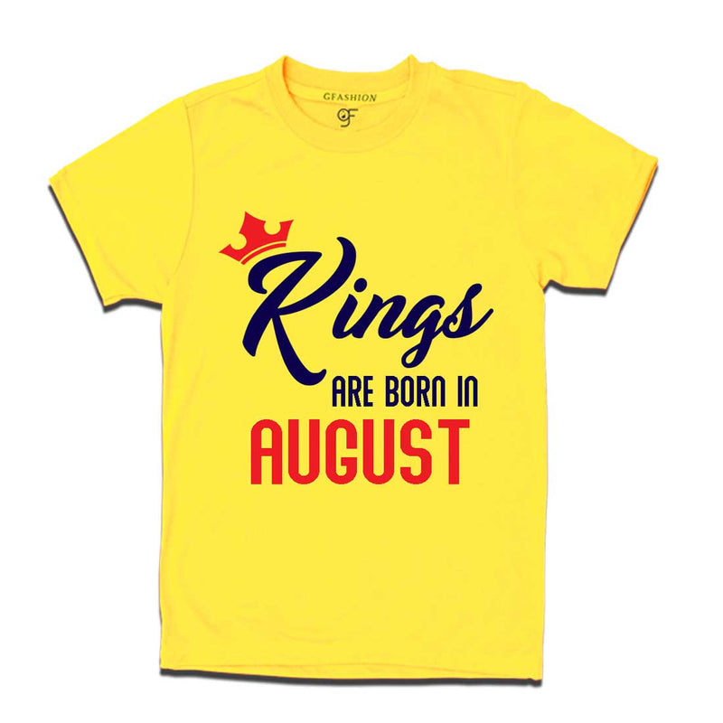 Kings are born in August-Yellow-gfashion