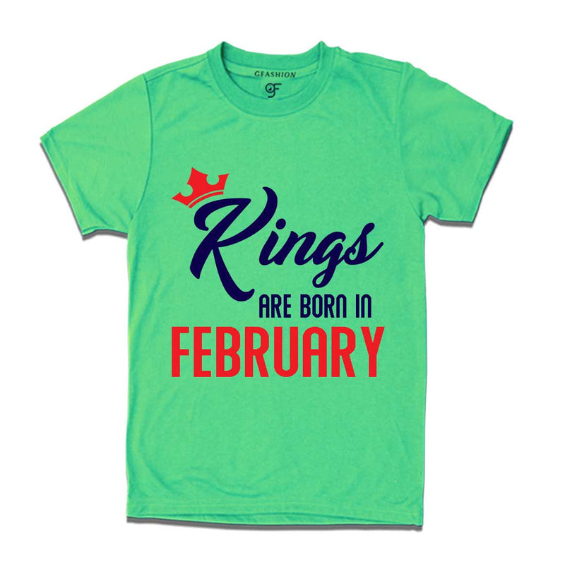 Kings are born in February-Pista Green-gfashion