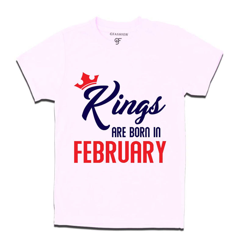 Kings are born in February-White-gfashion