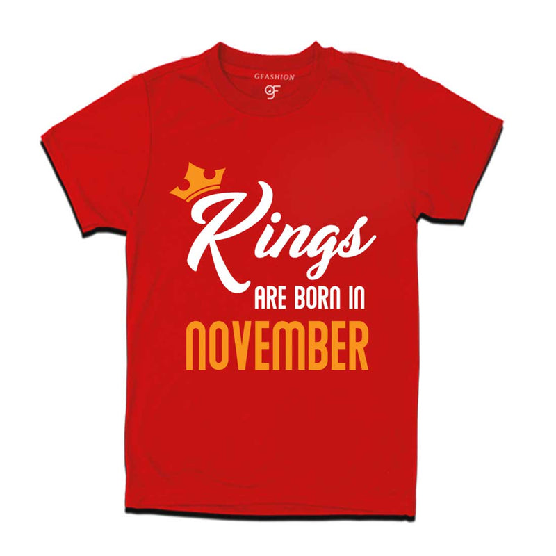 Kings are born in November-Red-gfashion