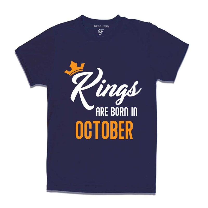 Kings are born in October-Navy-gfashion