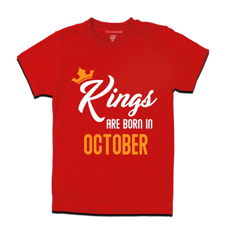 Kings are born in October-Red-gfashion