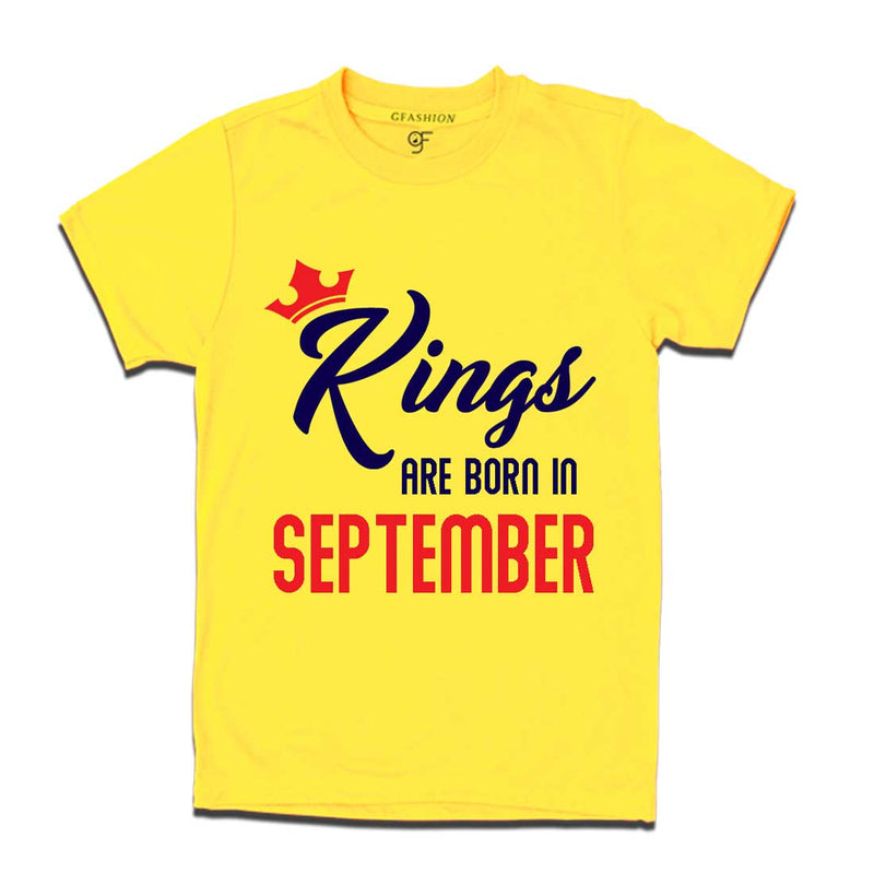 Kings are born in September-Yellow-gfashion